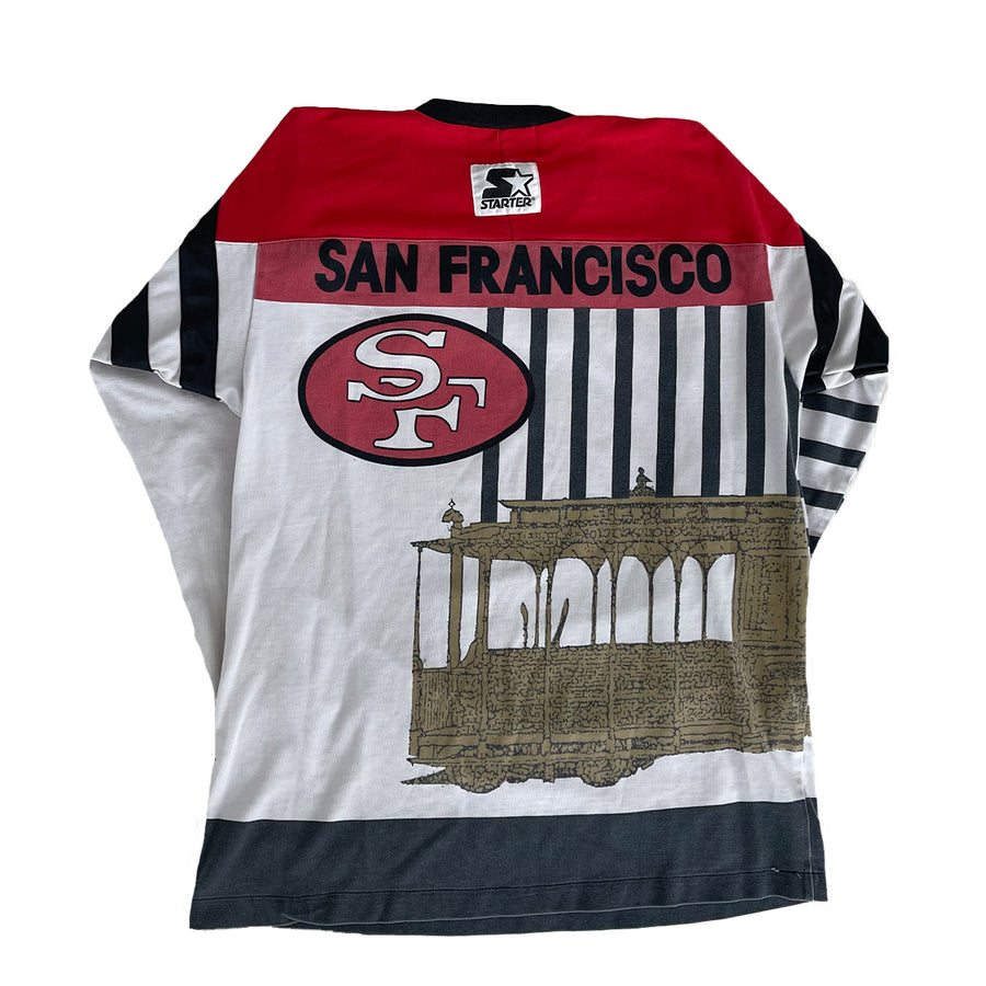 Vintage Starter San Francisco 49ers Long Sleeve Sweater L
