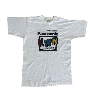Vintage Panasonic Kids Witness News Tee M
