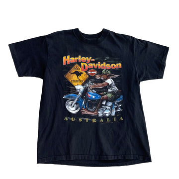 Vintage 1992 Harley Davidson Australia Too Country Tee S