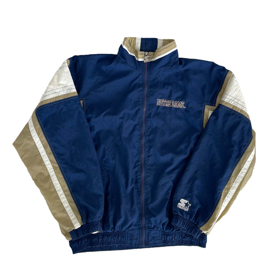 Vintage Starter Notre Dame Windbreaker Jacket XL