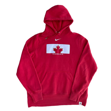 Center Nike Team Canada Pullover Hoodie L