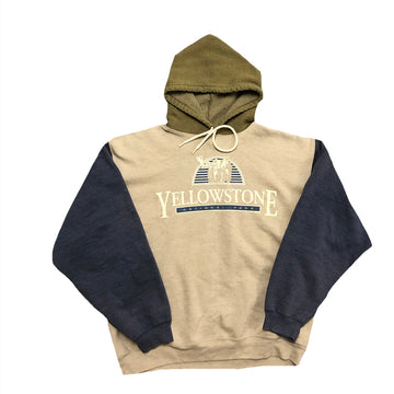 Vintage 1993 Yellowstone Deer Pullover Hoodie XL