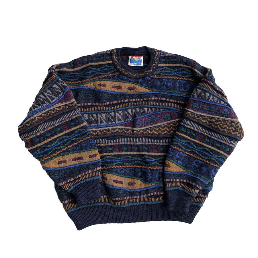 Vintage Aklanda Coogi Style Sweater S