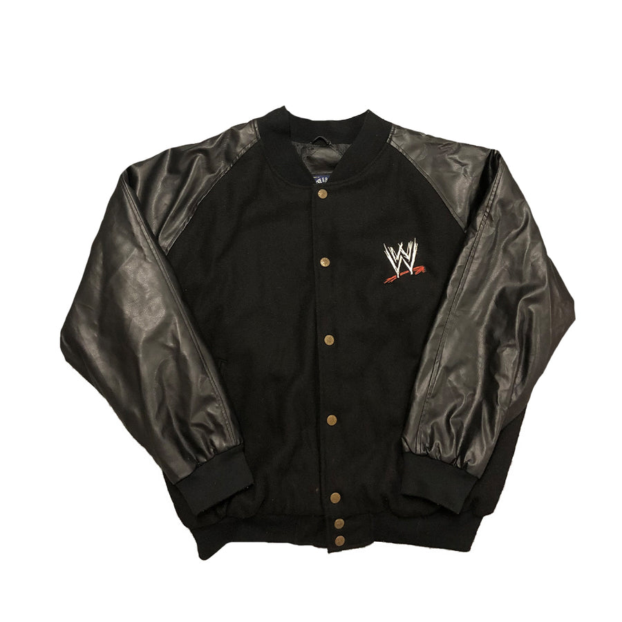 WWE Early 2000s John Cena Genuine Leather Jacket L/XL