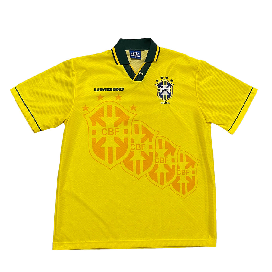 Vintage 1994-1997 Umbro CBF Brazil Jersey XL