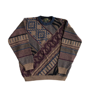 Vintage Tosani Coogi Style Crewneck Sweater L
