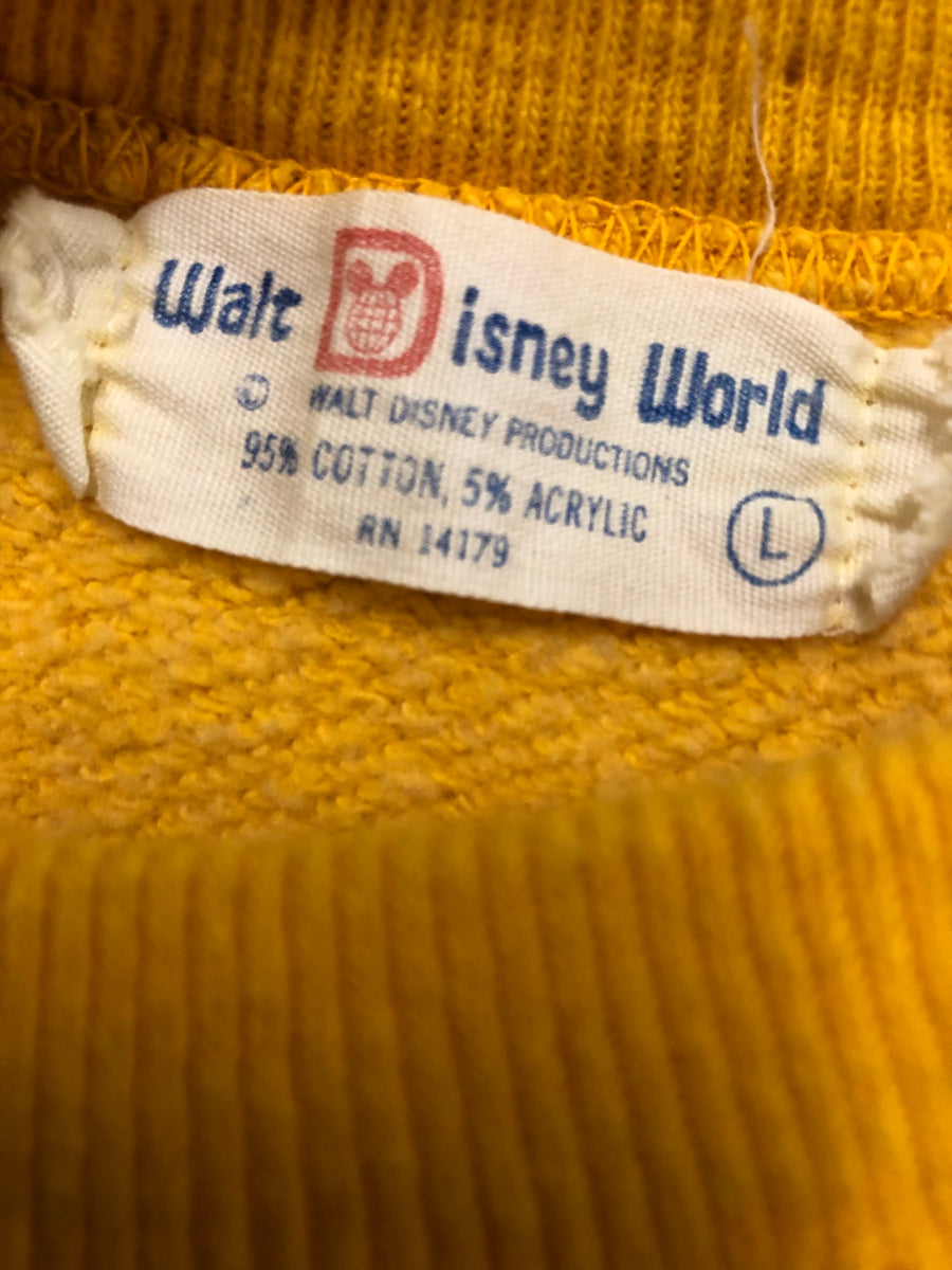 Rare Vintage 70s Walt Disney World Productions Crewneck Sweater S