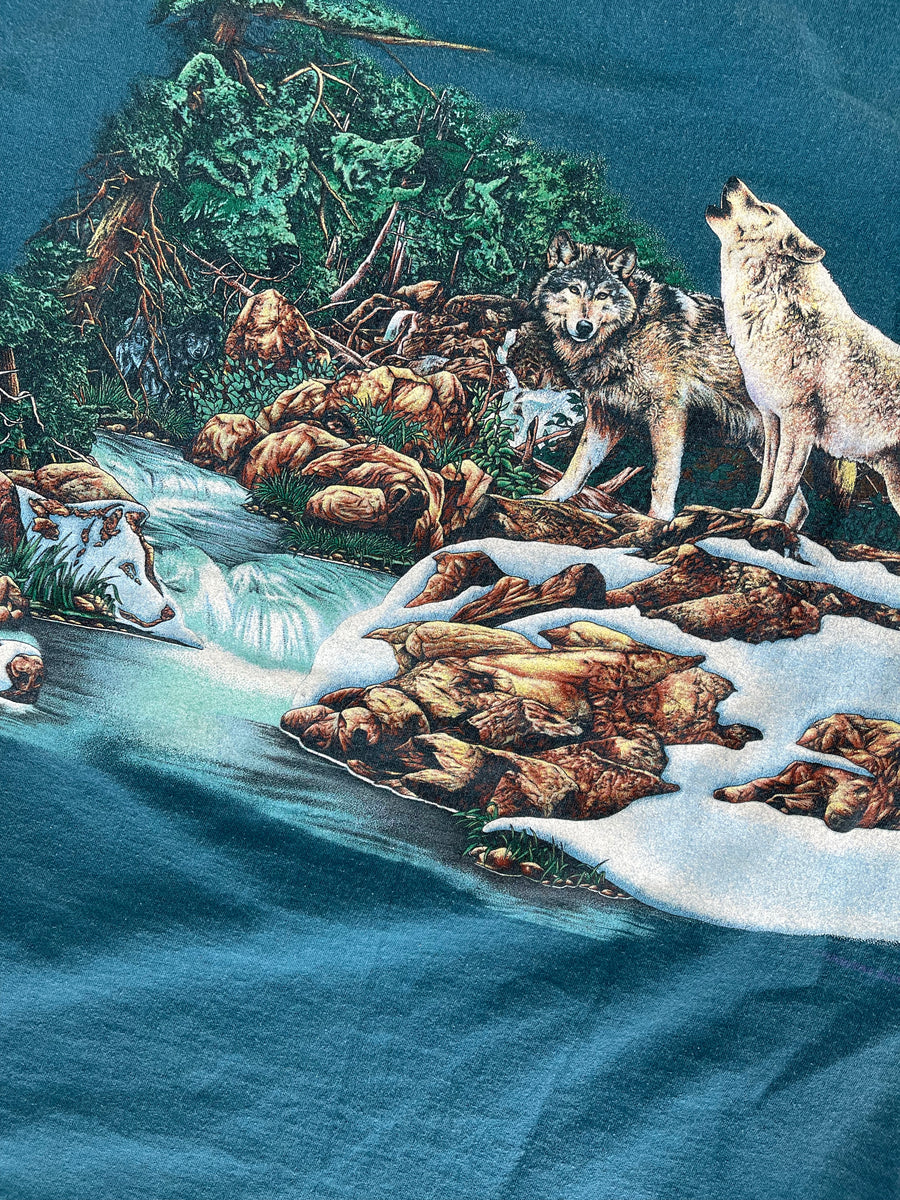 Vintage Wildlife Coyote Tee XXL