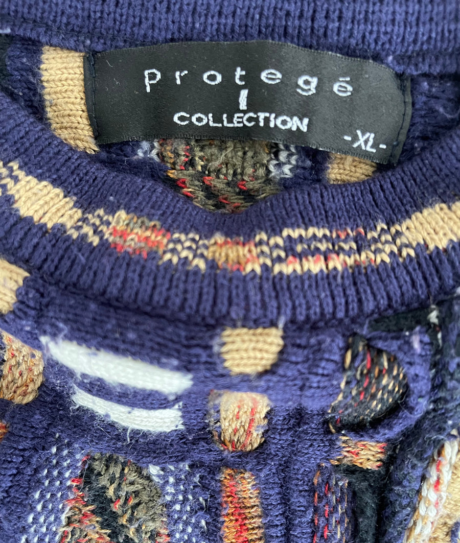 Vintage Protege Coogi Style Sweater XL