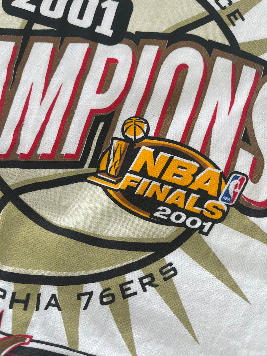 Vintage 2001 NBA Finals Philadelphia 76ers Tee XL