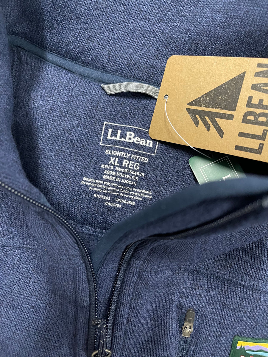 L.L. Bean Fleece Zip Up XL NWT