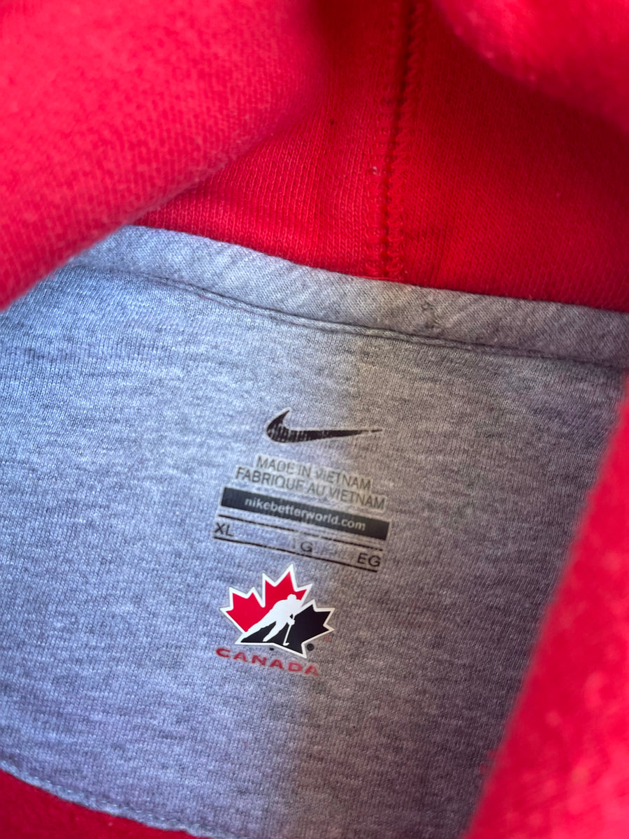 Center Nike Team Canada Pullover Hoodie L