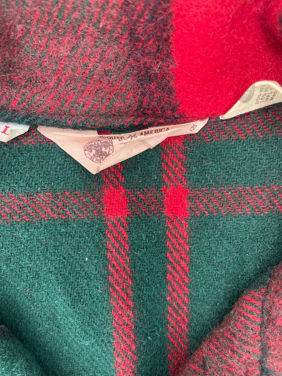 Vintage Plaid Flannel Jacket L