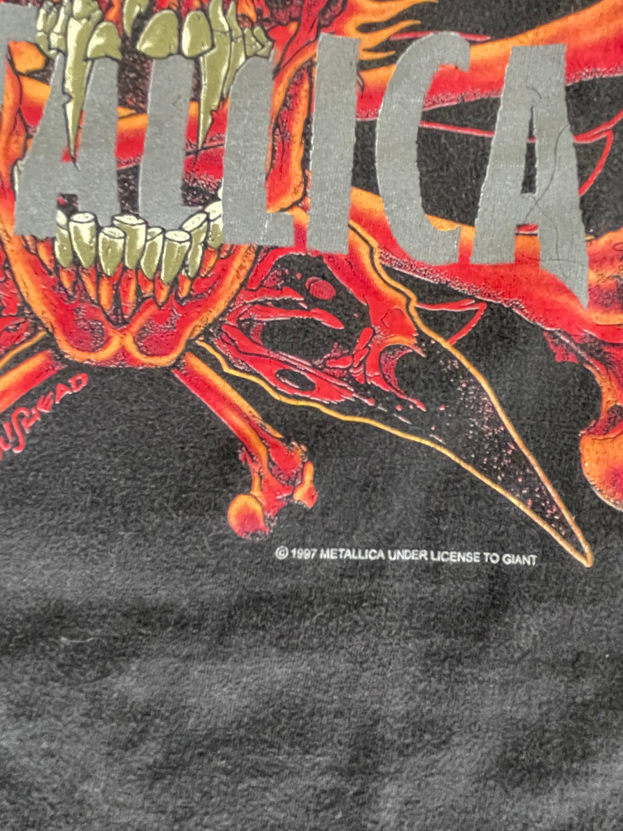 Vintage 1997 Metallica Rebel Pushead Tee XL