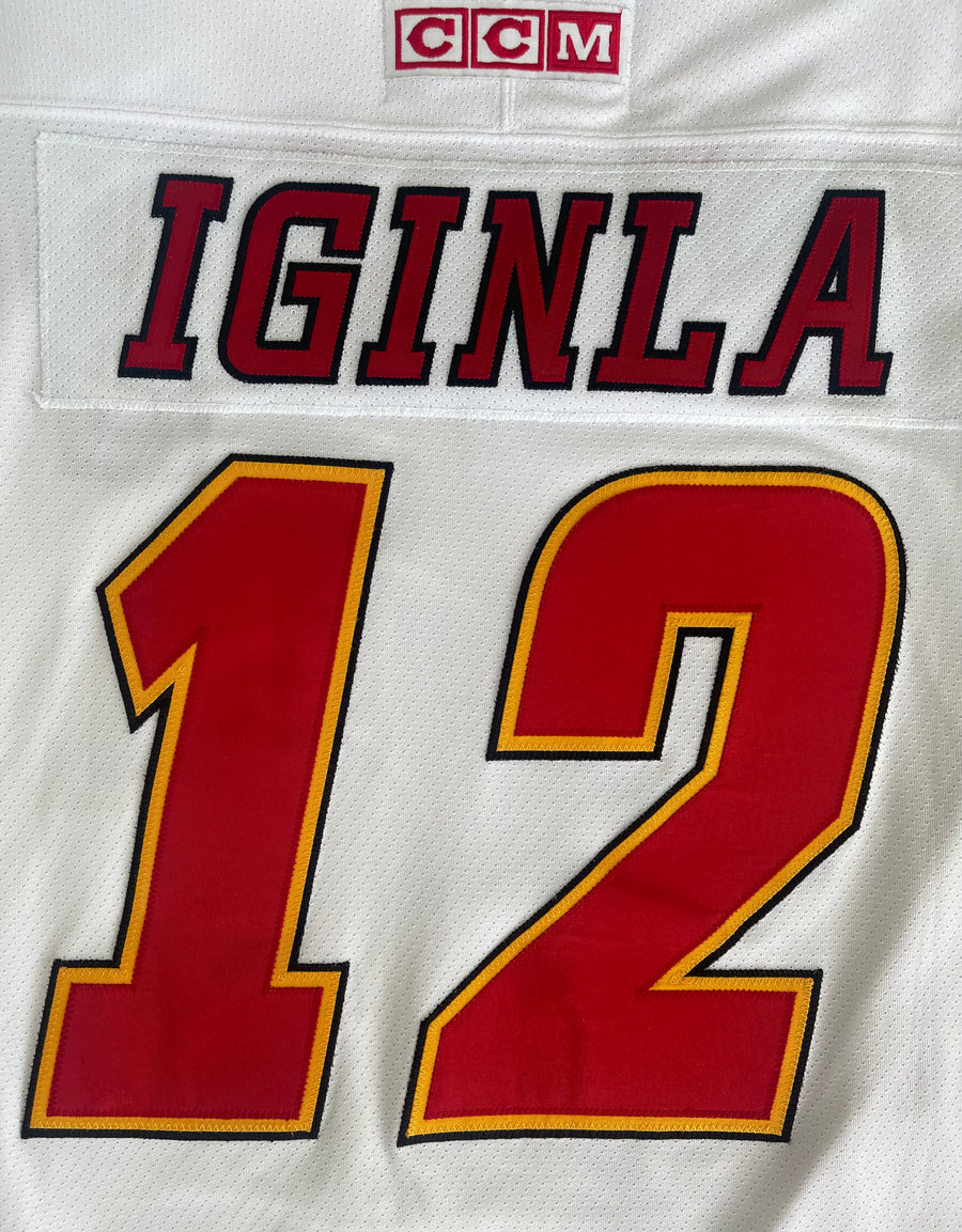 Jerome Iginla Calgary Flames CCM Jersey L