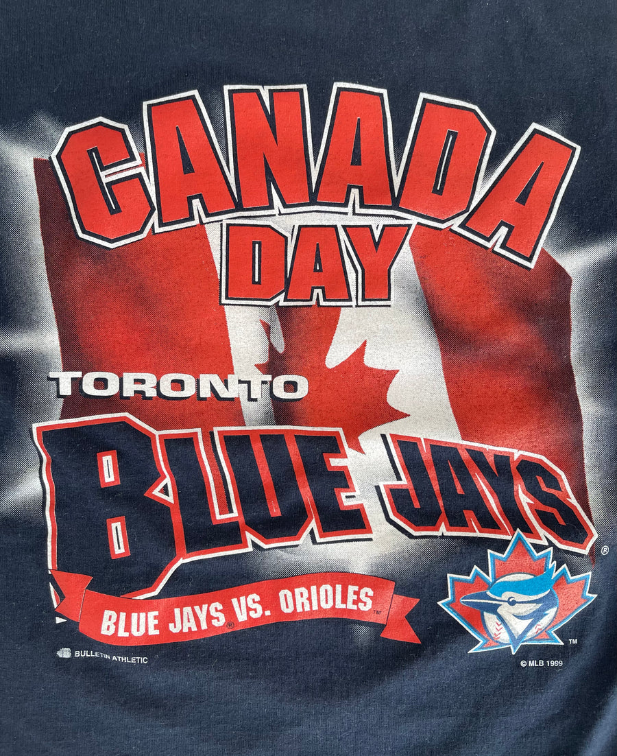 Vintage 1999 Canada Day Toronto Blue Jays vs. Baltimore Orioles Tee M
