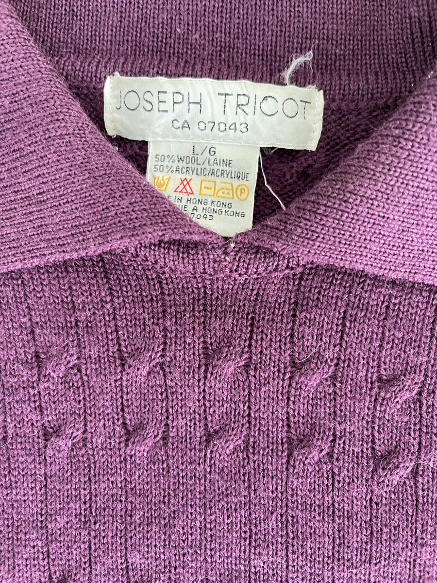 Vintage Joseph Tricot Knit Sweater L