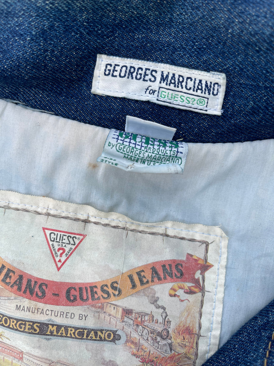 Vintage Guess Georges Marciano Denim Jeans Jacket L
