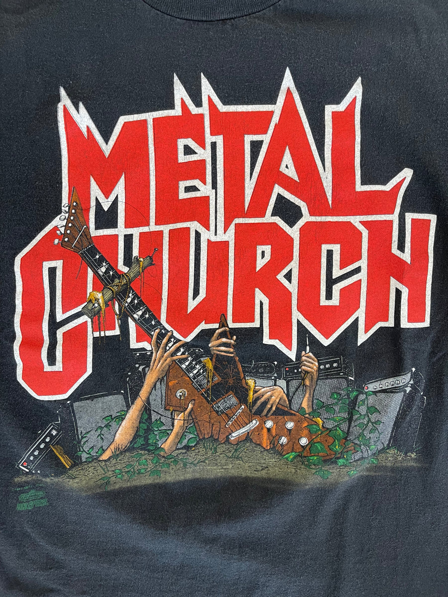 Vintage 1991 Metal Church Tee L