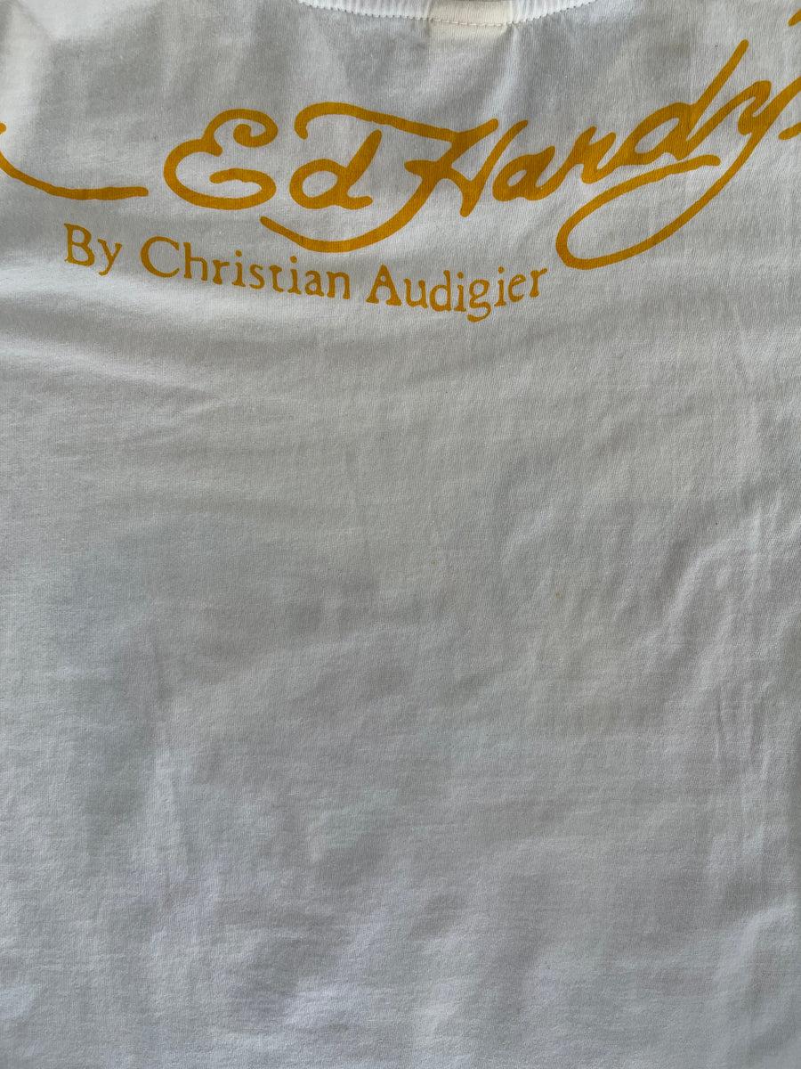 Early 2000s Christian Audigier Ed Hardy Tee M