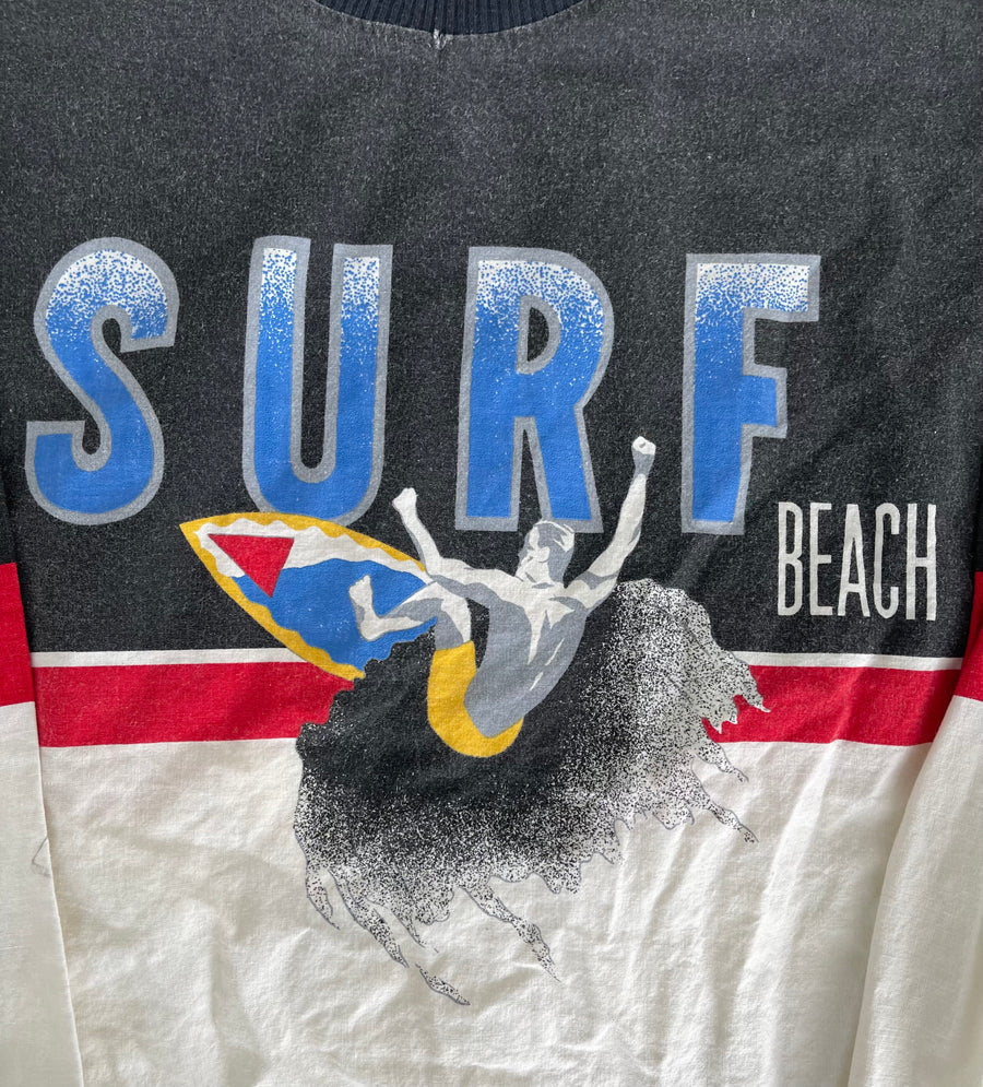 Vintage Surf Beach Pullover Light Jacket L