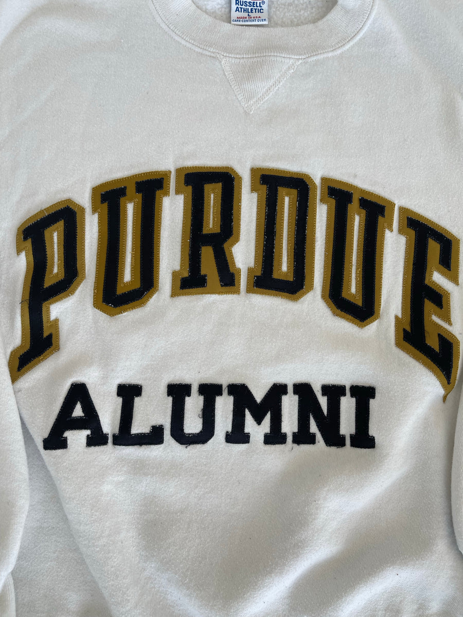 Vintage Russell Athletic Purdue Alumni Crewneck Sweater M