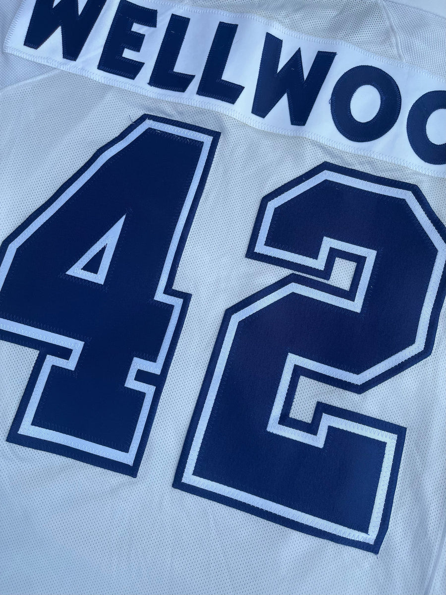Reebok Toronto Maple Leafs Kyle Wellwood #42 Jersey L NWT
