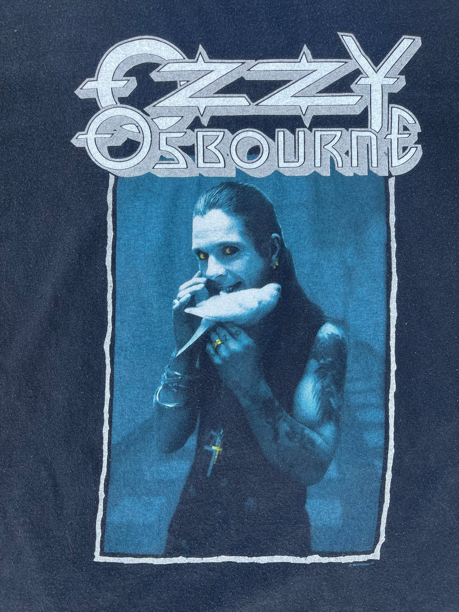 Vintage 90s Ozzy Osbourne The Last Bloody Shows Tee XL