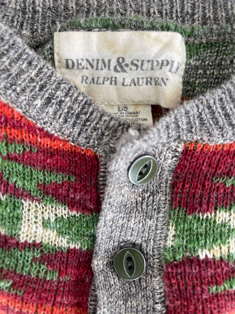 Denim & Supply Ralph Lauren Aztec Long Sleeve L
