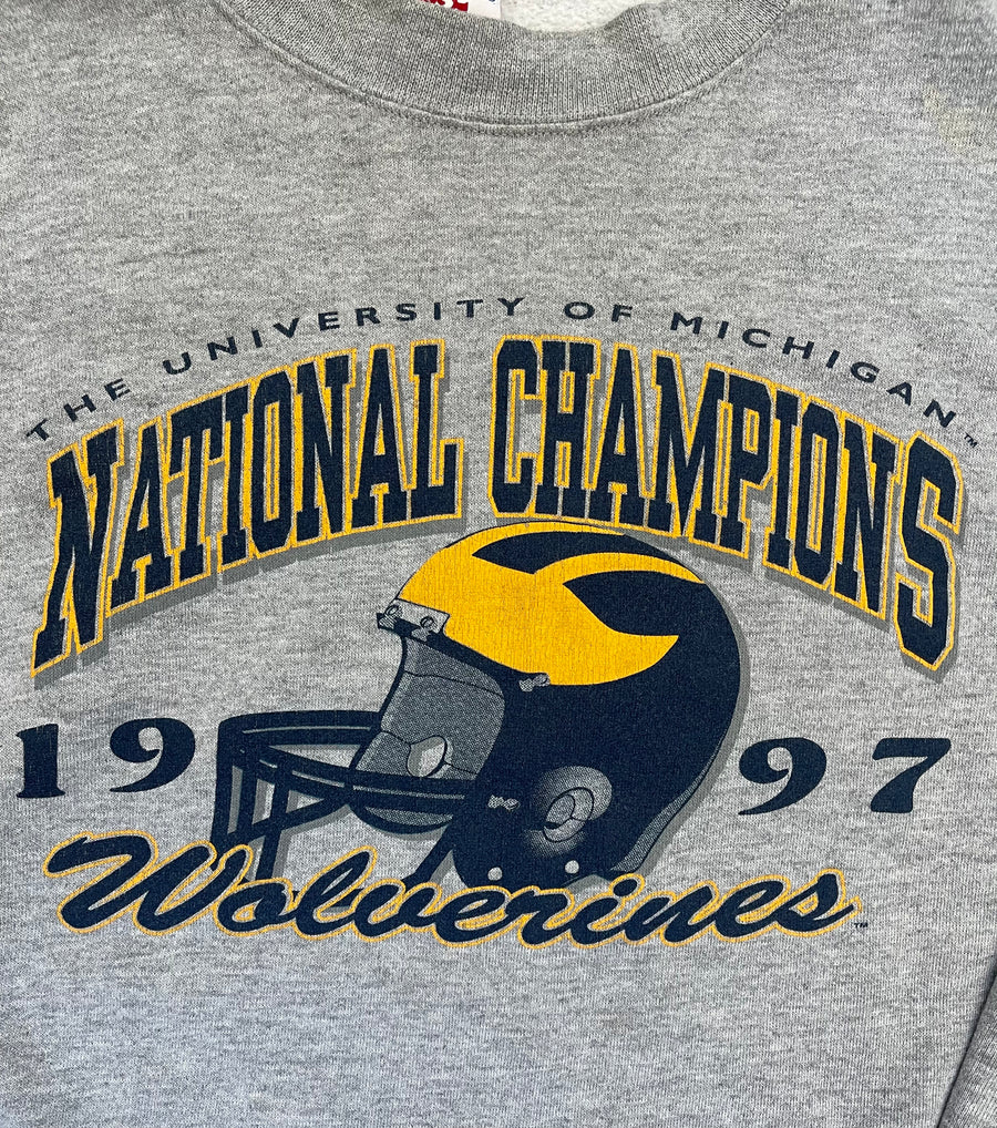 Vintage 1997 Michigan Wolverines Sweater XL