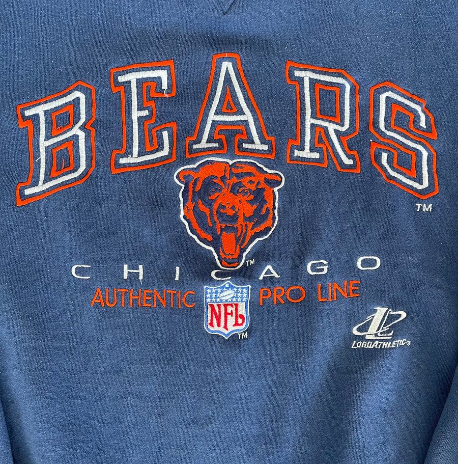 Vintage Pro Line Logo Athletic Chicago Bears Sweater XL