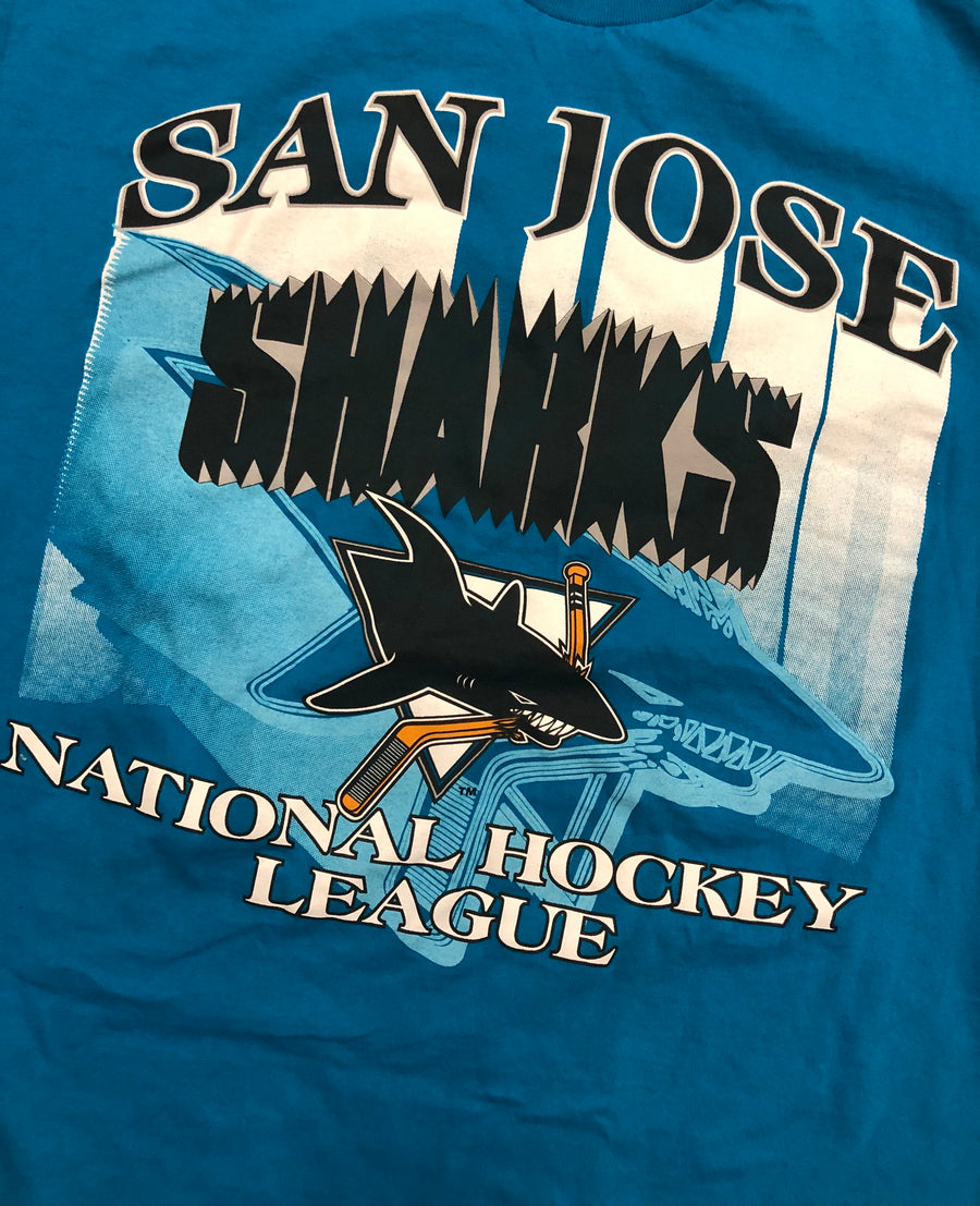 Vintage San Jose Sharks Tee L