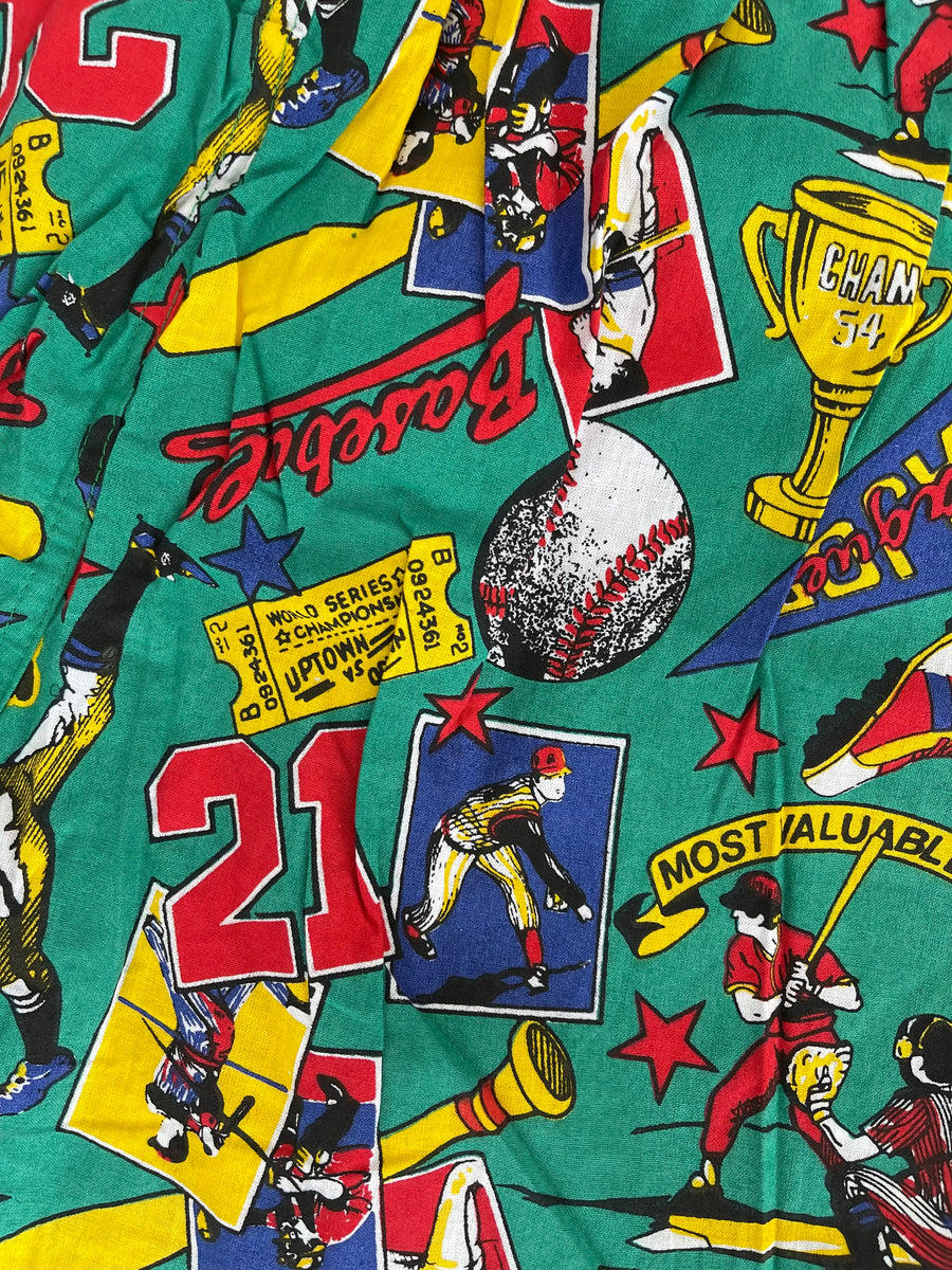 Vintage Baseball Major League Swim Shorts L