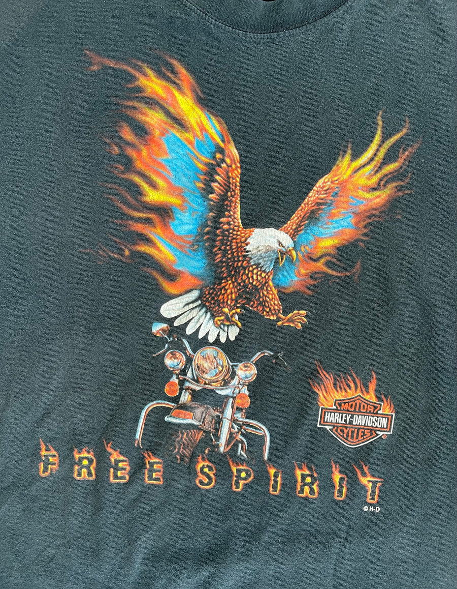 Vintage Harley Davidson Free Spirit Muscle Tee XL