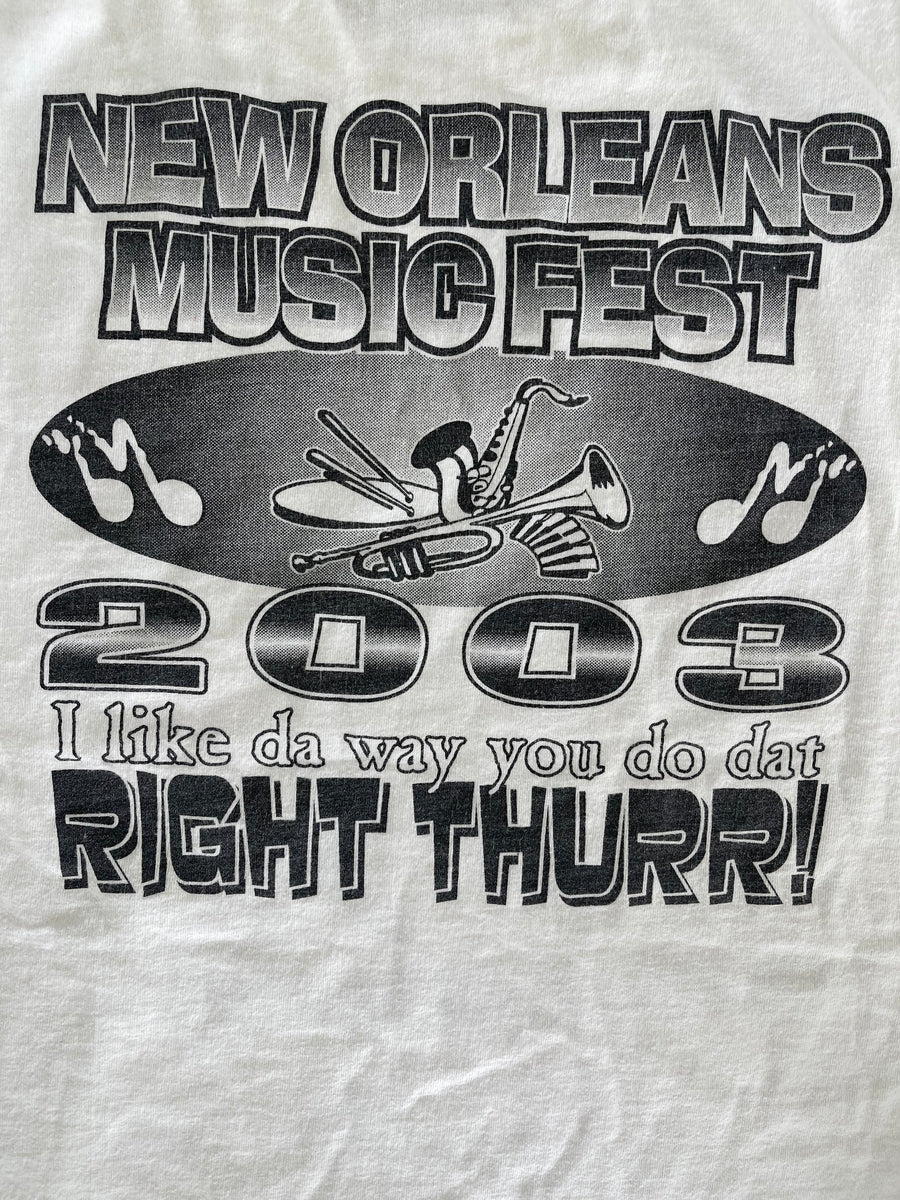 Vintage 2003 New Orleans Louisiana Superdome Music Fest Tee M
