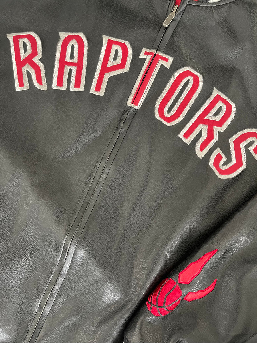 Toronto Raptors Leather Jacket XL