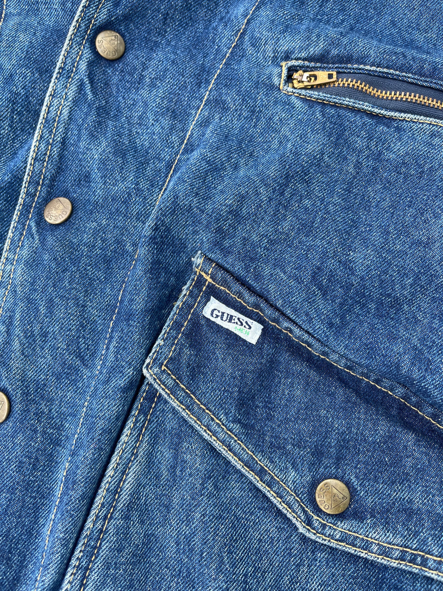 Vintage Guess Georges Marciano Denim Jeans Jacket L