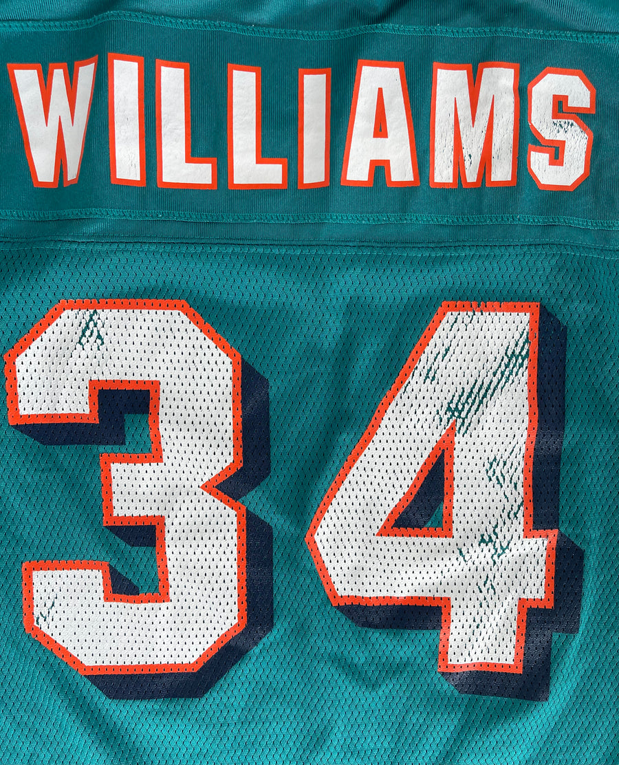 Reebok Ricky Williams Miami Dolphins Jersey XL