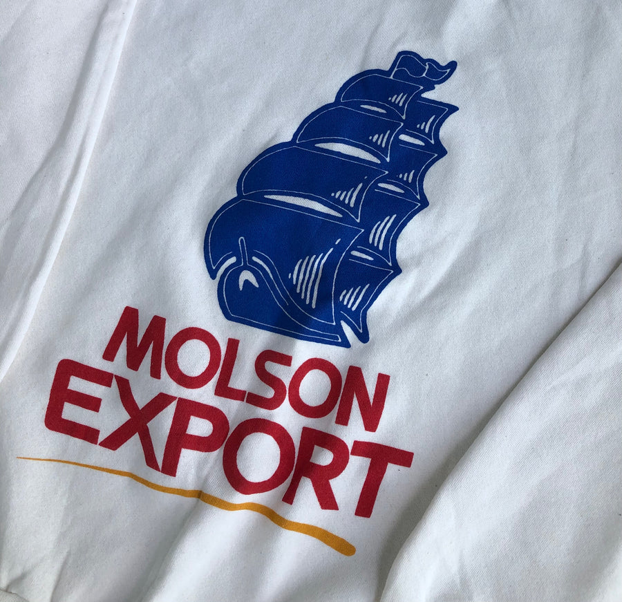Vintage Beer Molson Export Crewneck Sweater XL