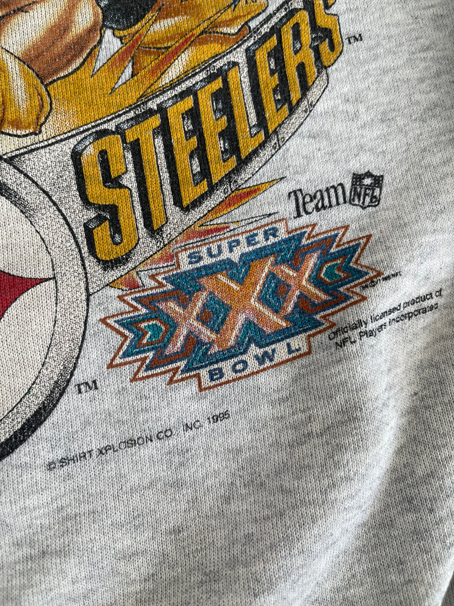 Vintage 1995 Pittsburgh Steelers Super Bowl Sweater S