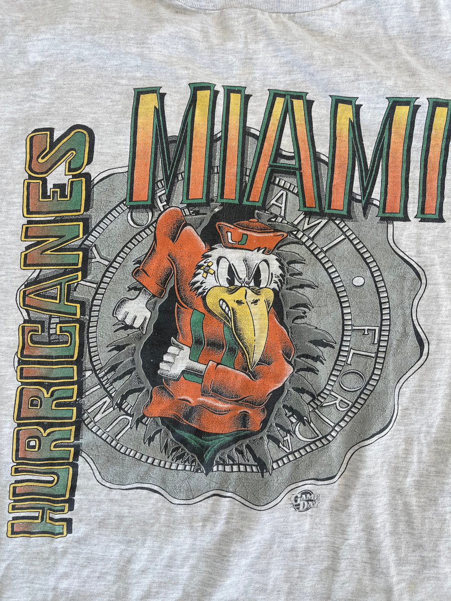 Vintage Miami Hurricanes Tee XL