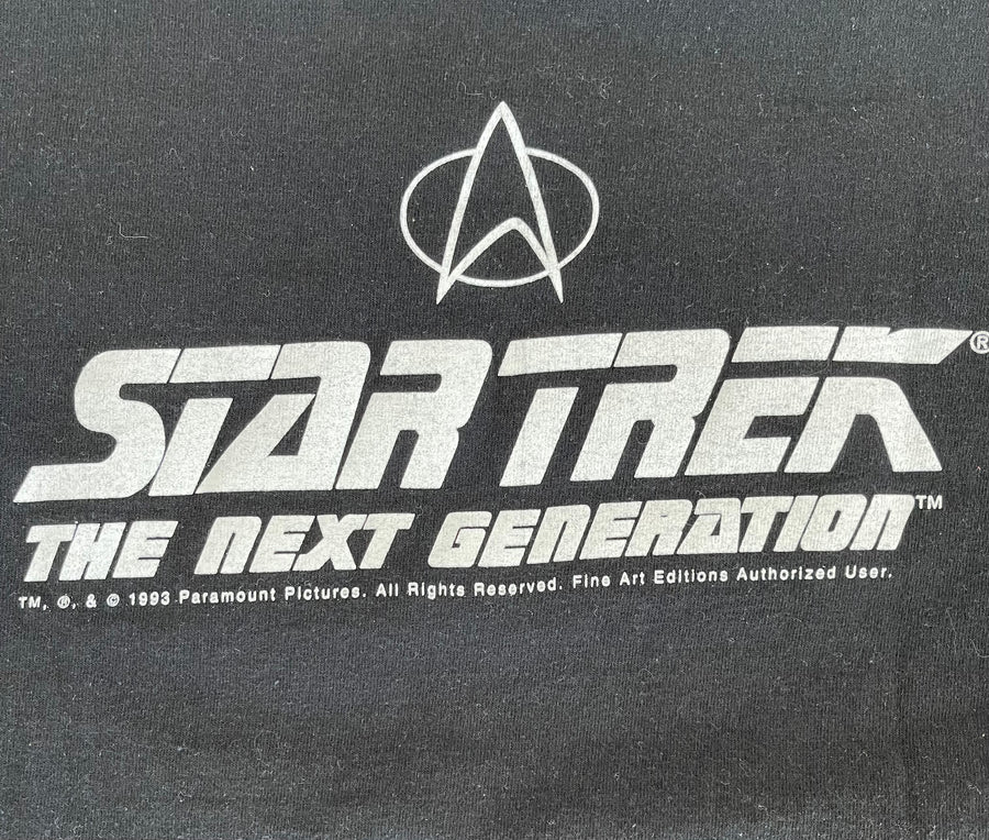 Vintage 1993 Star Trek Equipment Tee XL