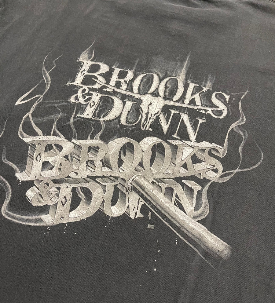 Vintage Brooks & Dunn Borderline Tee L