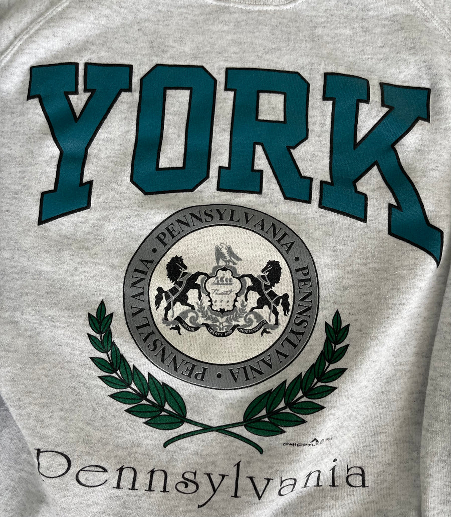 Vintage 1992 York Pennsylvania Crewneck Sweater XL