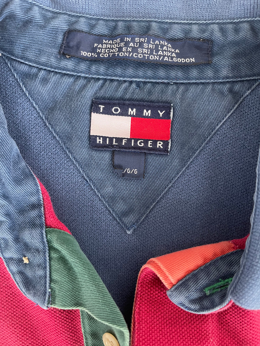Vintage Tommy Hilfiger Button Up Tee L