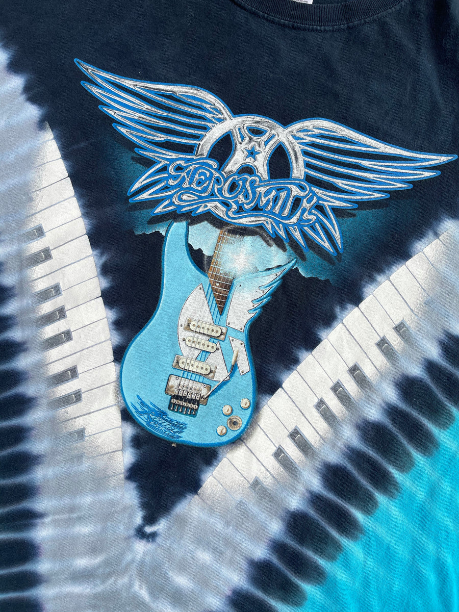 Tie Dye Aerosmith Band Tee XL