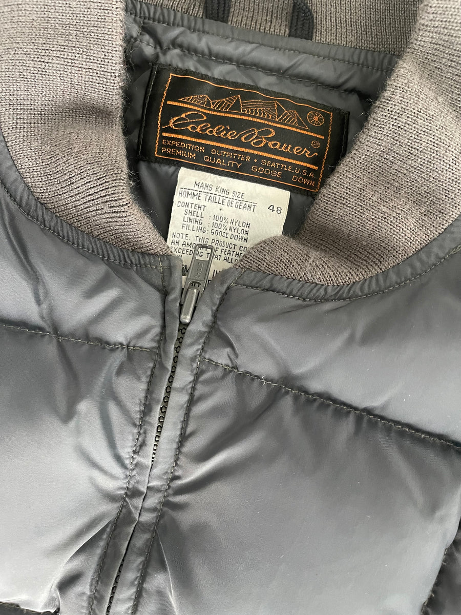Vintage 1980s Eddie Bauer Quilted Vest Jacket XL