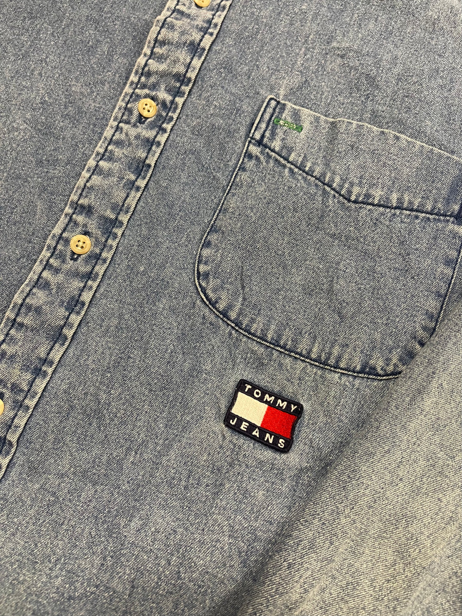 Vintage Denim Tommy Hilfiger Button Up L