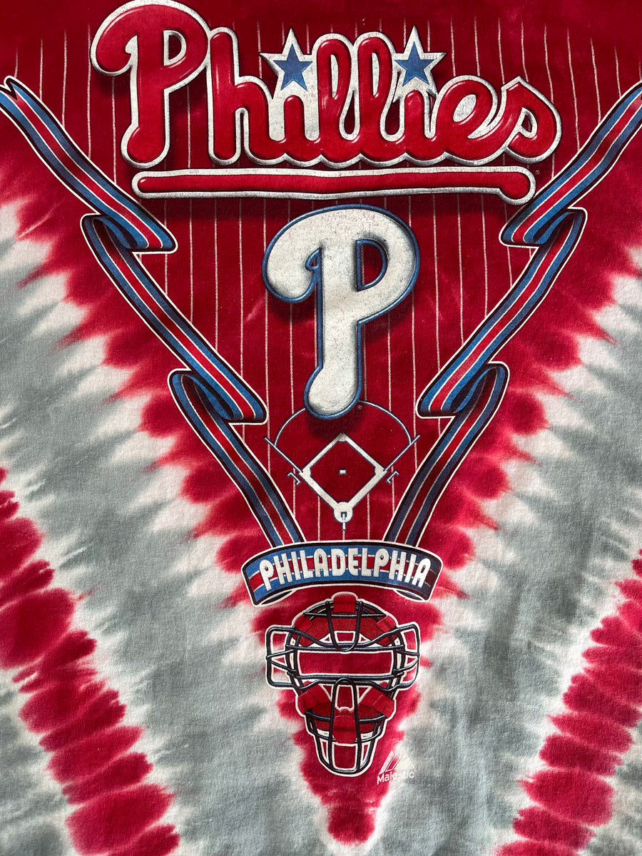 Vintage Tie Dye Philadelphia Phillies Tee XL
