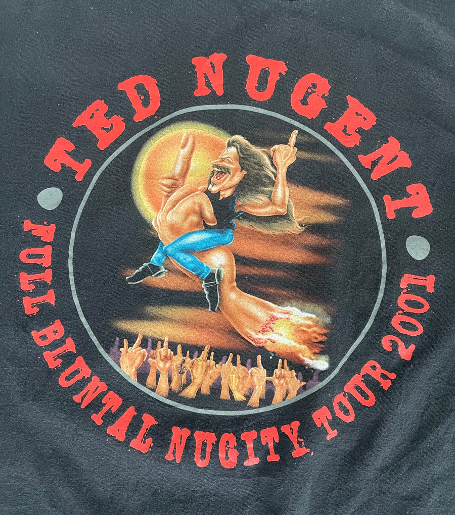 Vintage 2001 Ted Nugent Concert Tour Tee XL
